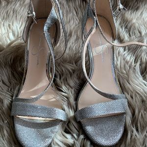 Jessica Simpson Silver heels